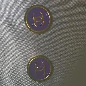 BEAUTIFUL, AUTHENTIC CHANEL ENAMEL BUTTONS